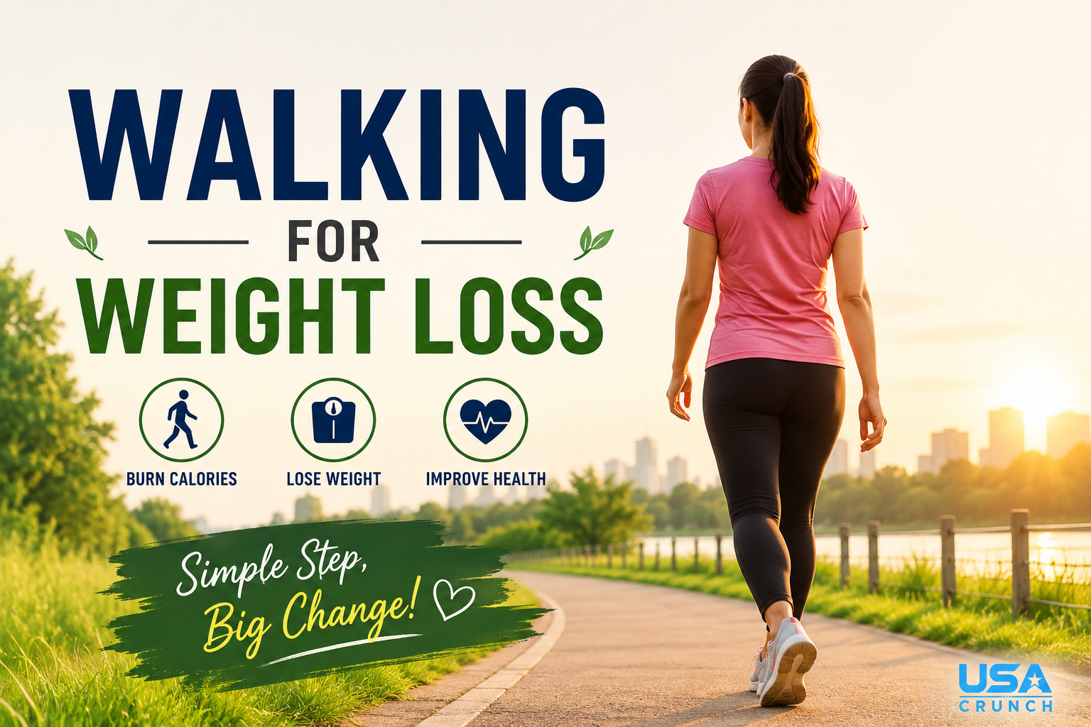 Walking for Weight Loss: Easy Steps to Burn Fat Faste