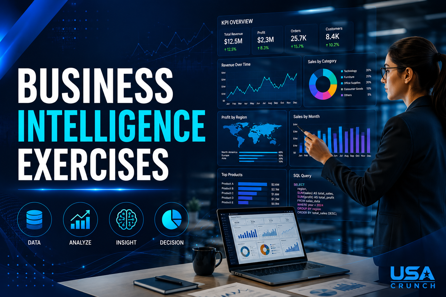 Business Intelligence Exercises to Build Better Data Skills