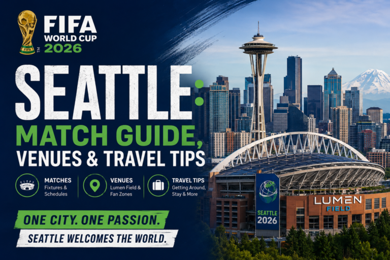 FIFA World Cup Seattle: Match Guide, Venues & Travel Tips